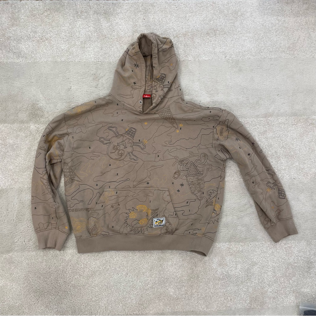 Icecream Men's Chinchilla Camo Hoodie Size M